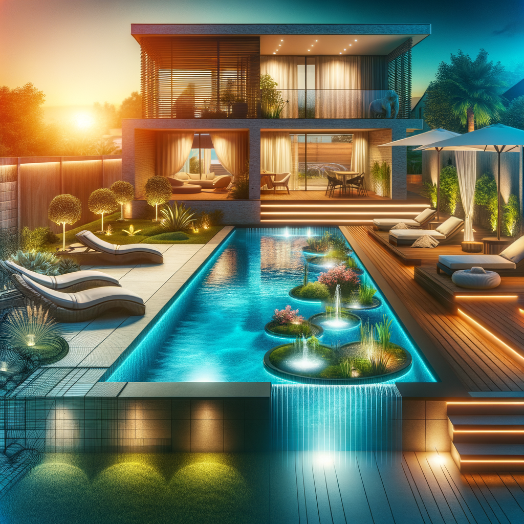 Stunning outdoor pool transformation showcasing ultimate pool design ideas, pool area renovation, and backyard pool makeover for luxury outdoor pool designs and pool landscape design elements.